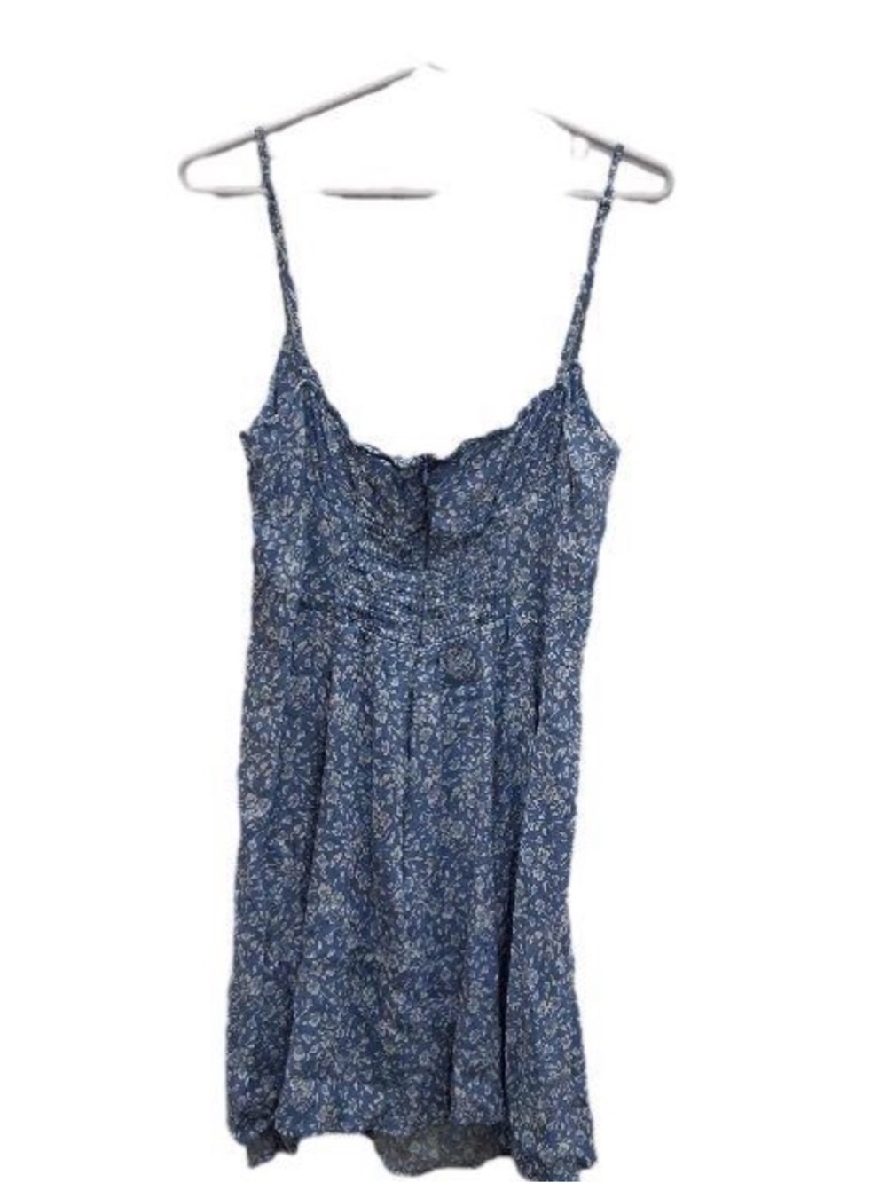 Reformation Blue Floral Camisole Dress
